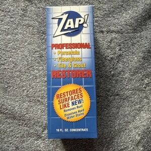ZAP! 16 oz Professional Restorer for Porcelain Fiberglass Tile Grout NEW IN BOX
